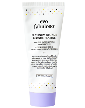 evo fabuloso colour intensifying conditioner- platinum blonde 7.5oz